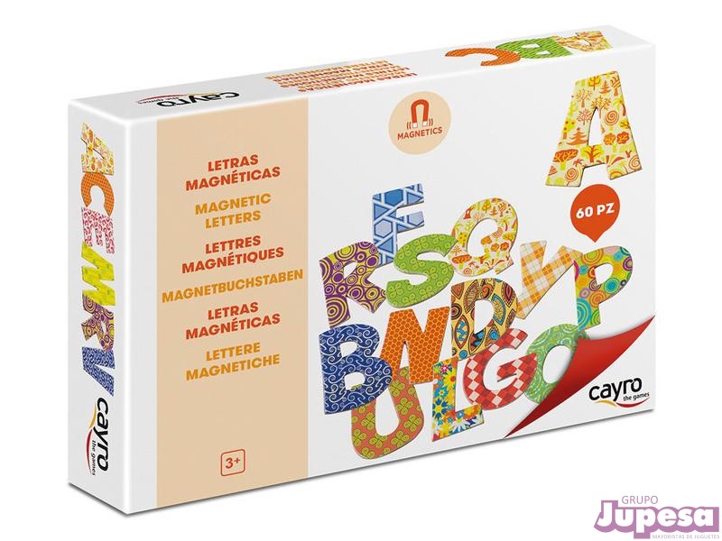 LETRAS MAGNETICAS 60 PZAS.