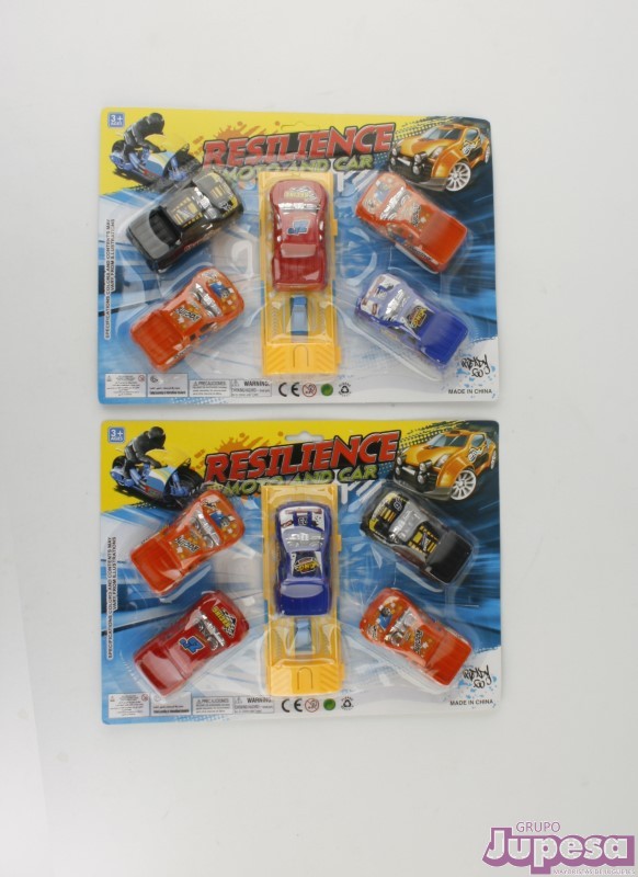 PACK 5 VEHICULOS C/LANZADOR BLISTER