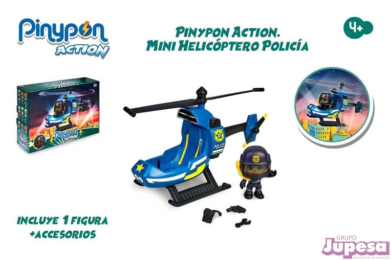MINI HELICOPTERO POLICIA PINYPON AC