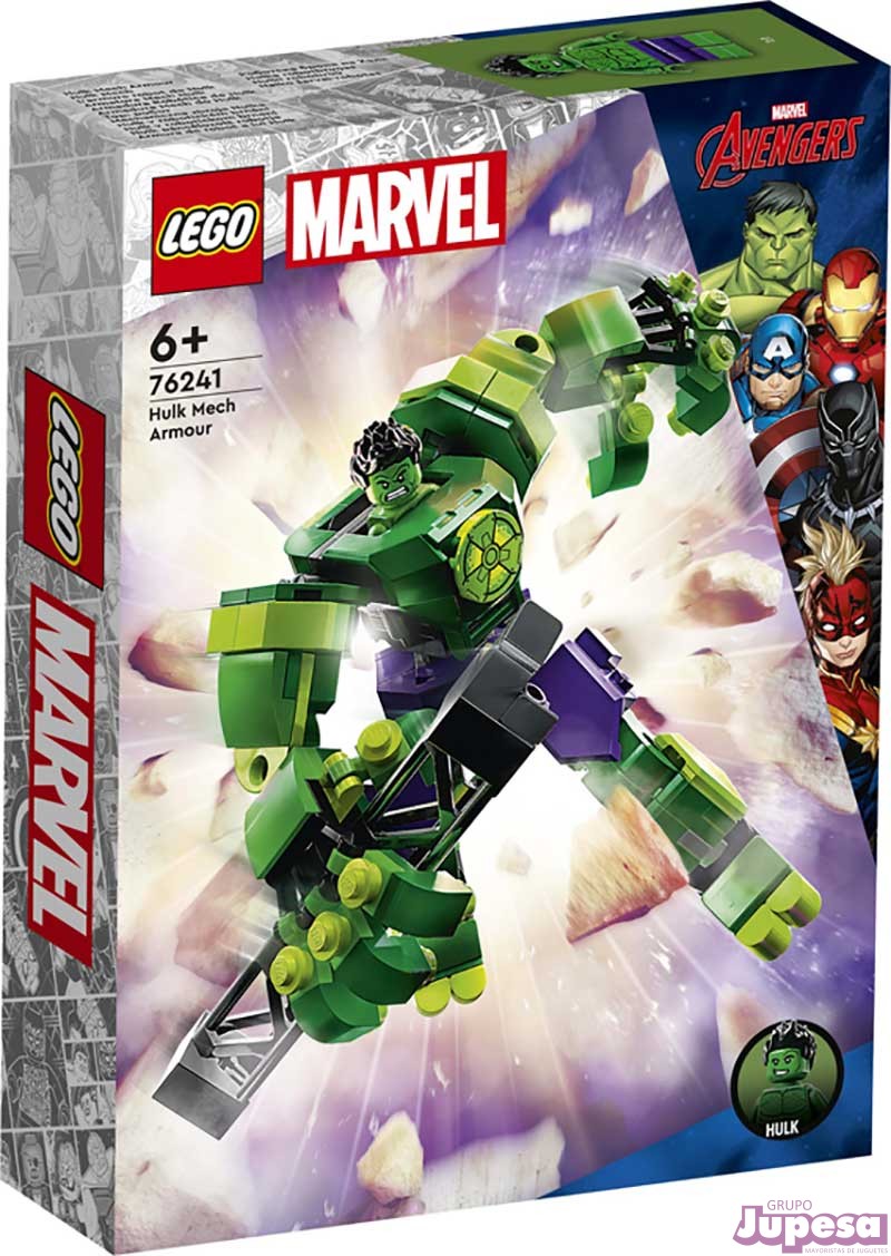 ARMADURA ROBOTICA HULK LEGO MARVEL
