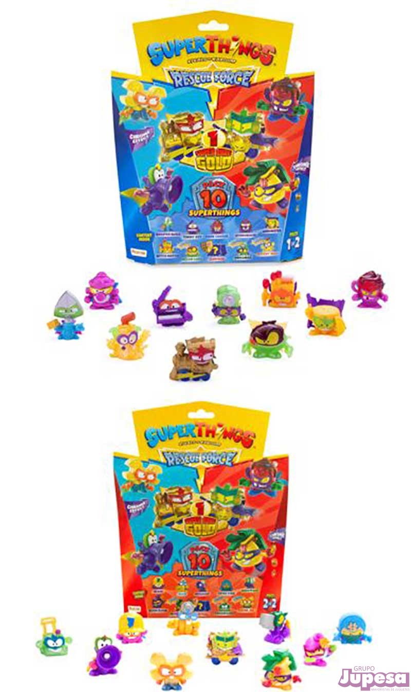 PACK 10 SUPERTHINGS RESCUE FORCE