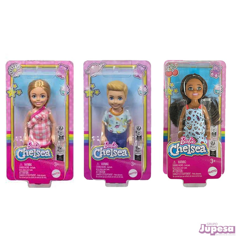 MUÑECA CLUB CHELSEA BARBIE SURTIDAS