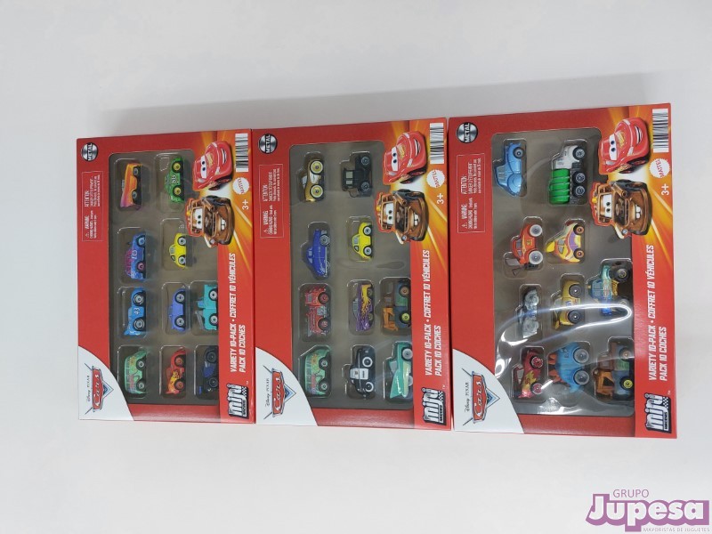 PACK 10 COCHES CARS MINI RACERS