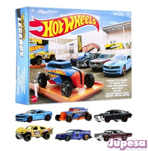 PACK 6 COCHES HOT WHEELS LEGENDS