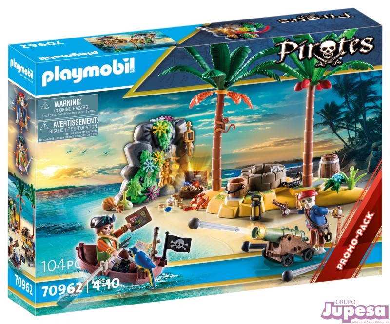 ISLA DEL TESORO PIRATA PLAYMOBIL
