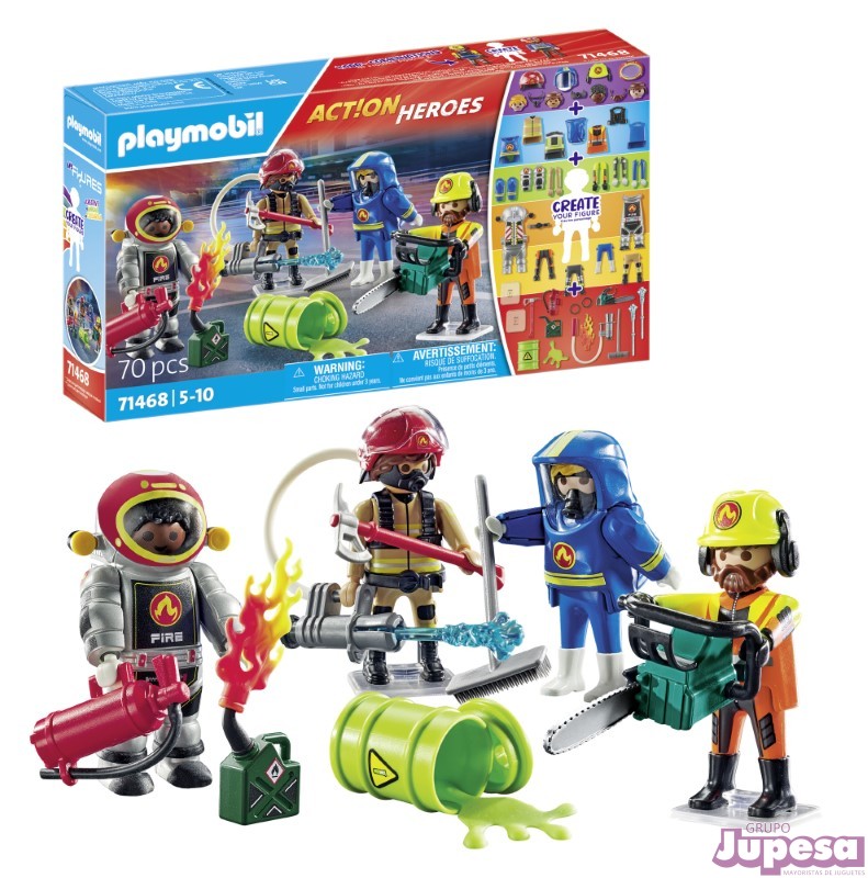 MY FIGURES ACTION HEROES PLAYMOBIL