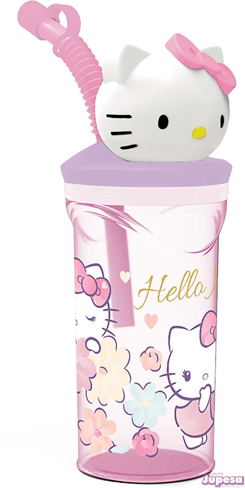 VASO FIGURITA 3D HELLO KITTY 360 ML
