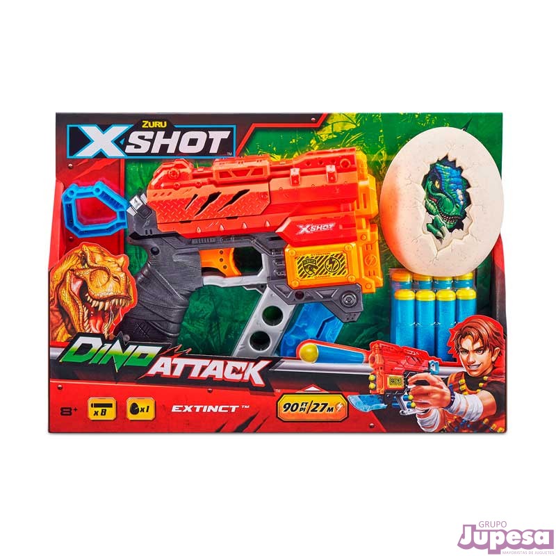 PISTOLA EXTINCT DINO ATTACK X-SHOT