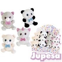 PELUCHE ANIMAL OJOS GRANDES 19 CM.