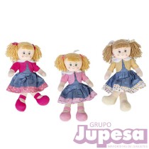 MUÑECA TRAPO CHAQUETA 40 CM. SURT.