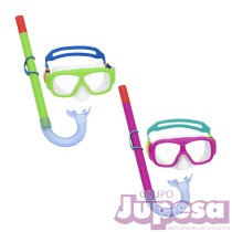 GAFAS Y TUBO BUCEO EXPLORA JUVENIL