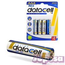 BLISTER 4 PILAS R03/AAA DATACELL