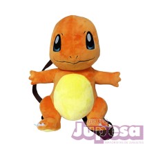 MOCHILA PELUCHE CHARMANDER 35CM.POK