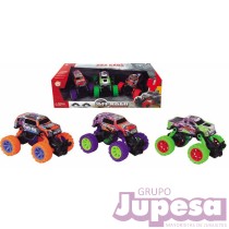 SET 3 COCHES 2X2 MONSTER FRICCION
