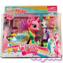 PACK 2 PONYS HORSE LOVELY C/ACCESOR