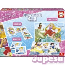 SUPERPACK 4EN1 PRINCESAS DISNEY