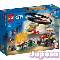 HELICOPTERO DE BOMBEROS LEGO CITY