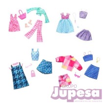 PACK 2 LOOKS DE MODA BARBIE SURTIDO