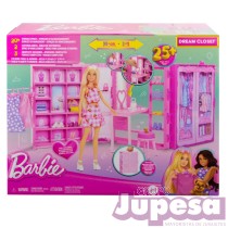 MUÑECA BARBIE DREAM CLOSET 25 PZAS.