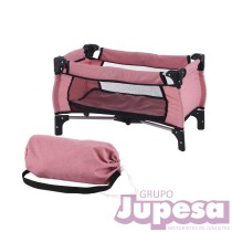 CUNA DESMONTABLE NEGRO Y ROSA