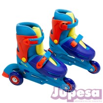 PATINES EN LINEA CONVERTIBLE AZUL