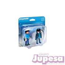 DUO PACK POLICIA Y LADRON PLAYMOBIL