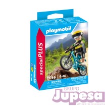 CICLISTA DE MONTAÑA PLAYMOBIL