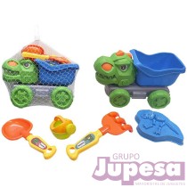 CAMION DINOSAURIO ACCESORIOS PLAYA