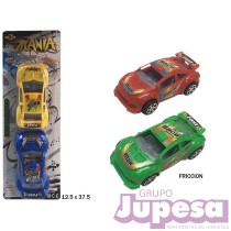 BLISTER 2 COCHES RACING FRICCION