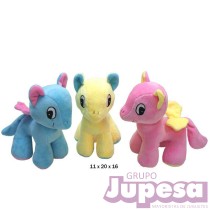 PELUCHE PONY C/ALAS 20 CM. SURTIDOS
