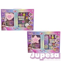 CAJA BOLSO MAQUILLAJE C/ACCESORIOS