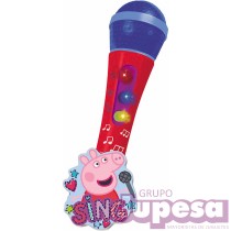 MICROFONO PEPPA PIG C/LUZ Y SONIDO