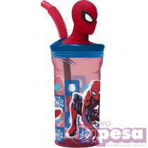 VASO FIGURITA 3D SPIDER-MAN CAÑITA