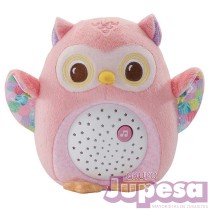 PROYECTOR PELUCHE BUHO ROSA ESTRELL