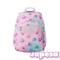 MOCHILA 1KB MORRAL ACUARELES GLITTE